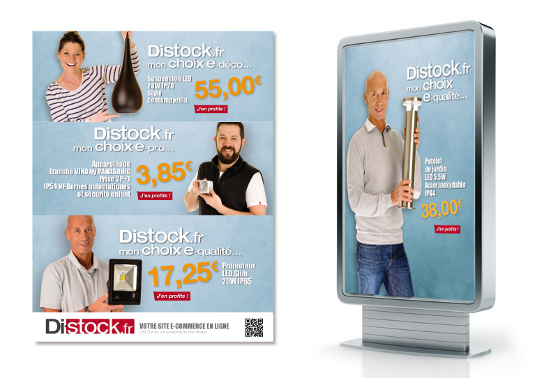 Distock.fr – Création campagne de communication