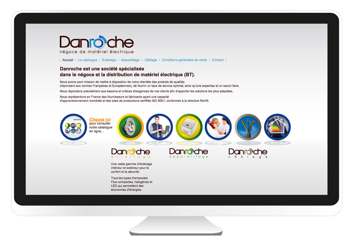 Danroche – Création site internet