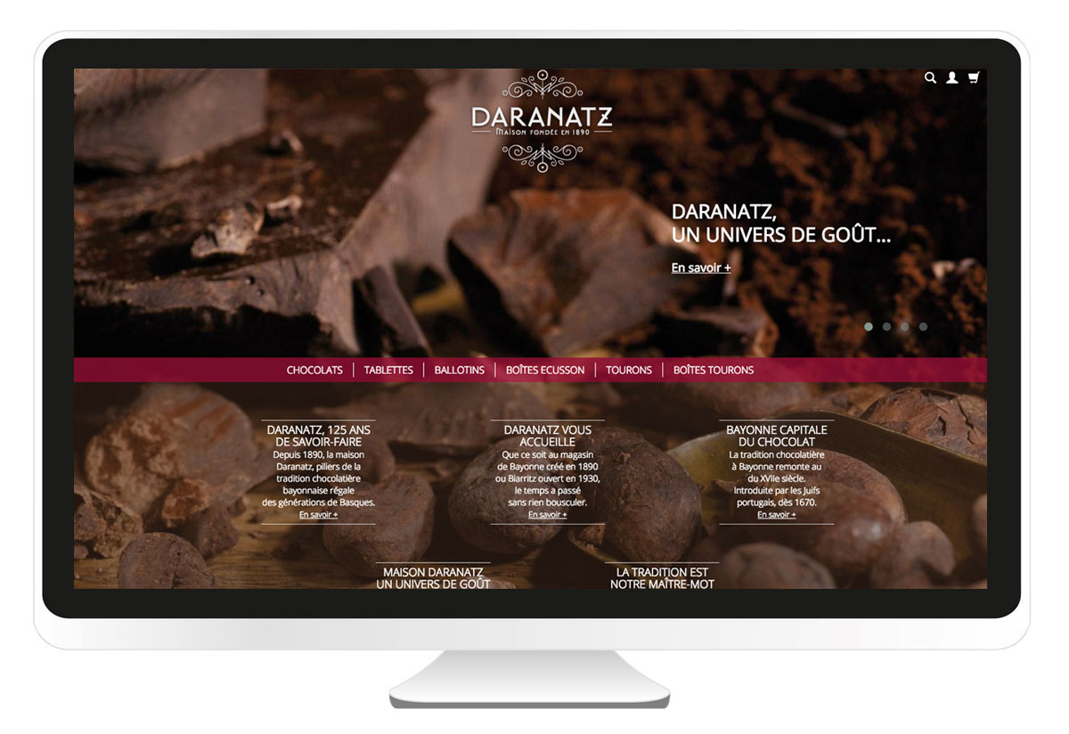 Daranatz – Création site internet