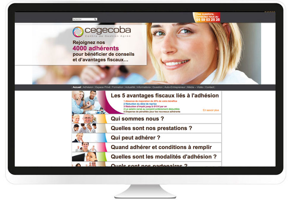 Cegecoba – Création internet