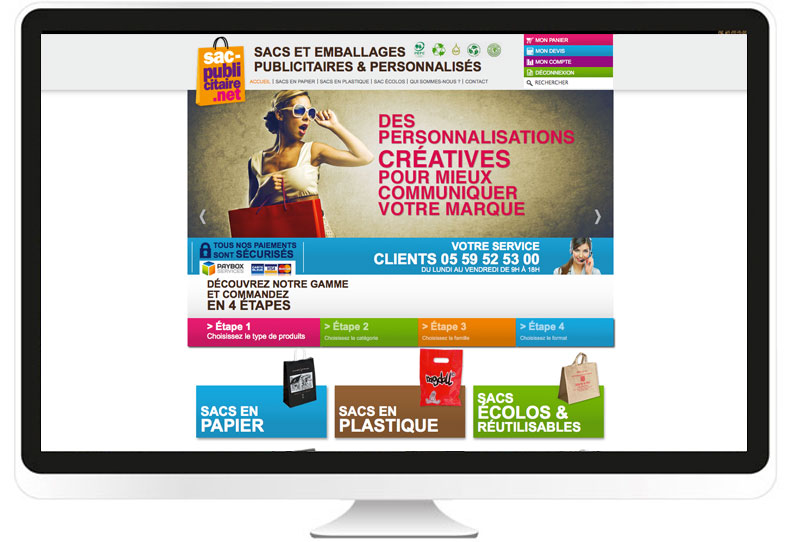 Sac-publicitaire.net – Création site internet