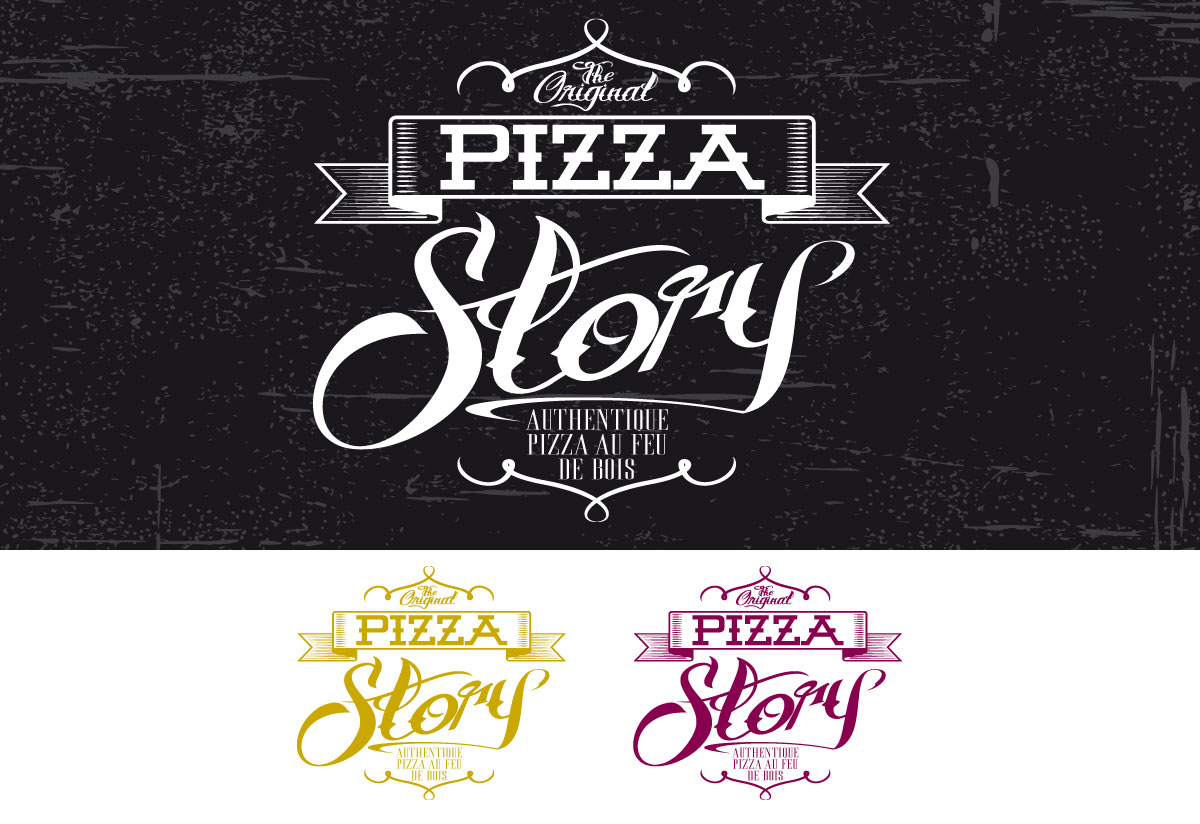 Pizza Story – Création logo