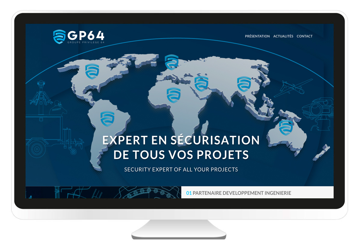 Groupe privilège 64 – Création site internet